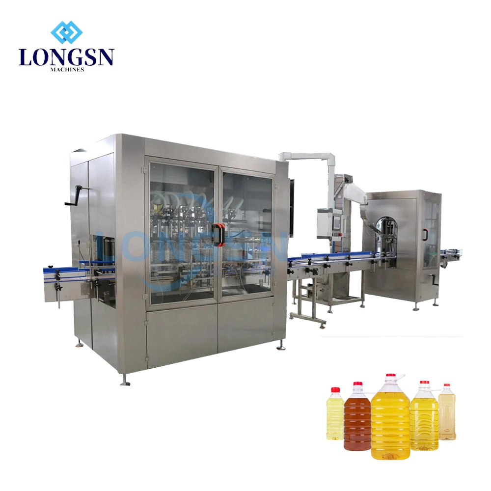 High Quality Edible Oil Filling Automatic Line for Vegetable Oil / Cooking Oil / Soybean Oil