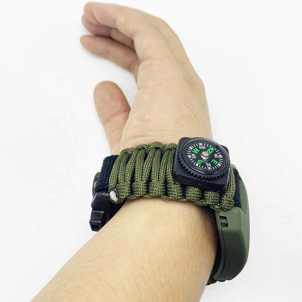 D'urgence Trousse de survie Paracord Bracelet 130dB Safesound Alarmes Alarmes personnelles portable