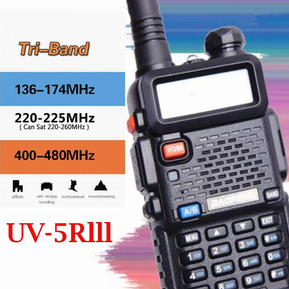 Hot Selling Factory Baofeng 5X3 Mobile Two Way Radio Handheld Walkie Talkie