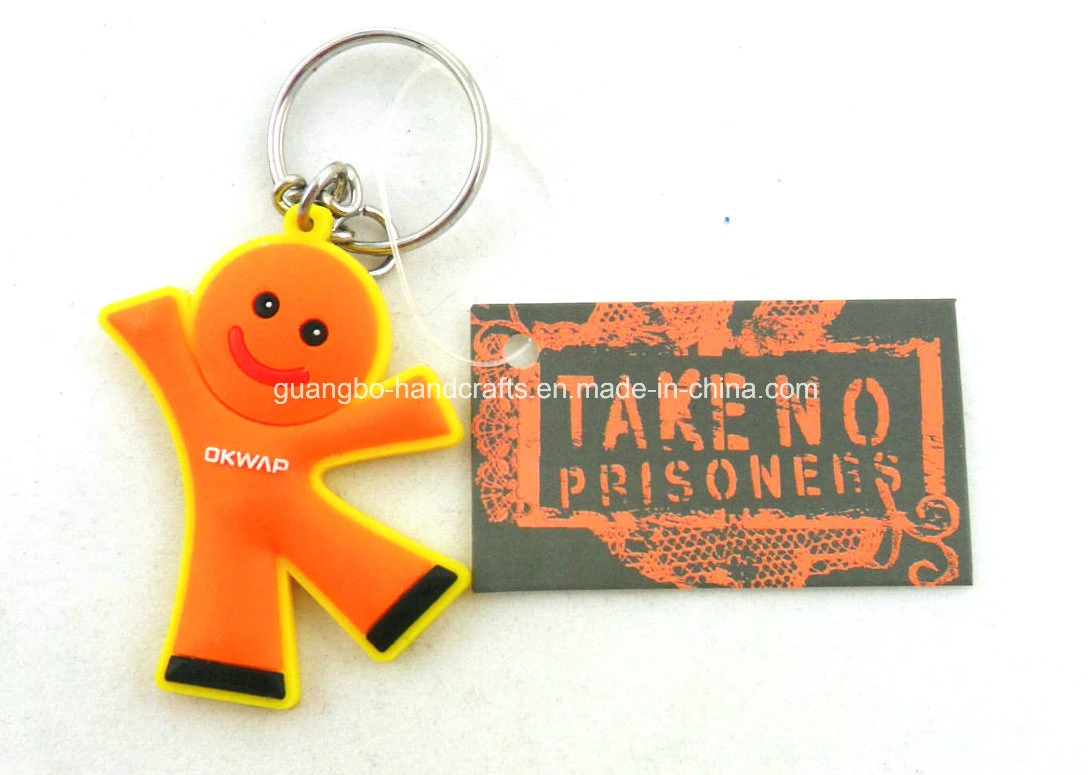 Customized Personalized Cutely Rubber/PVC Key Chain (CP-2324)