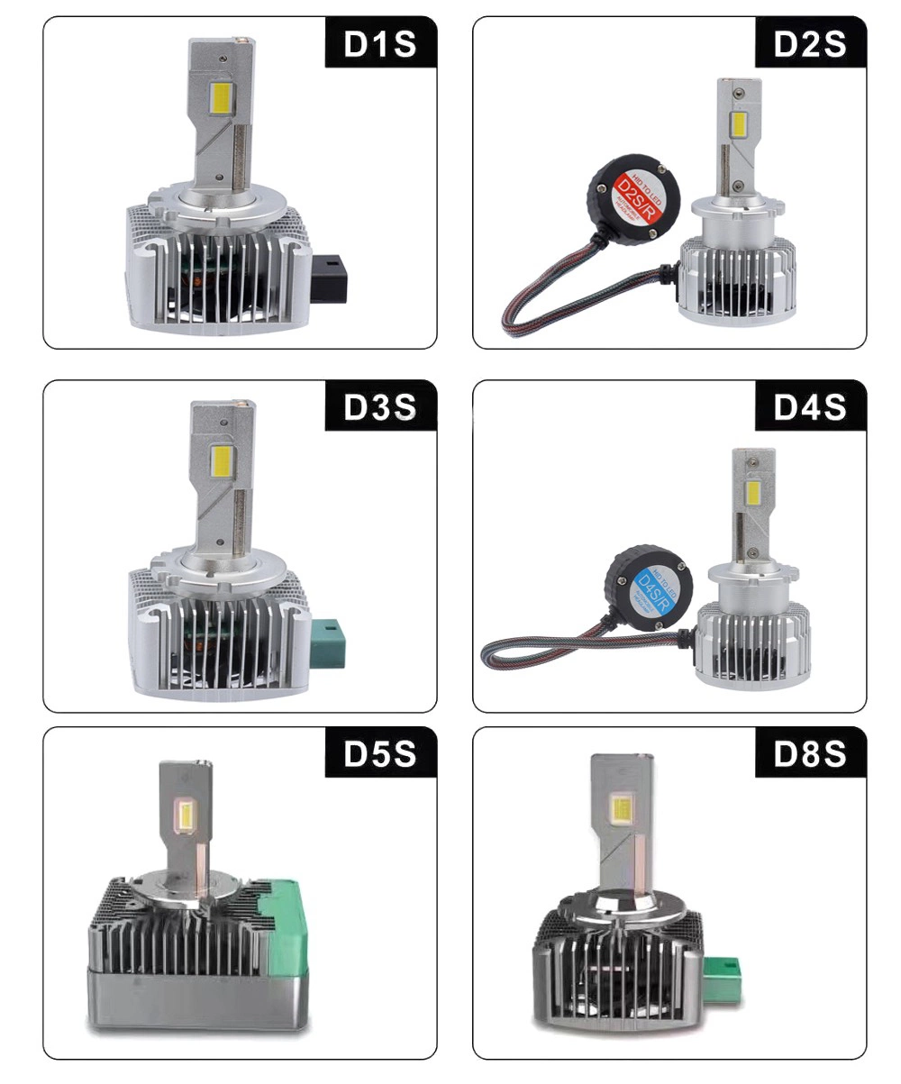 New D3s LED Headlight D Series Lampadas Bulbo Canbus LED Light D1s D2s D4s D5s D8s HID Xenon Car Bulbs LED Headlights D1s