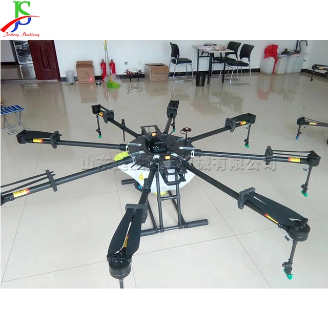 Jiesheng4 eje 10L UAV Agriculture Spray Machine Drone de pulverización agrícola Pulverizador esterilizado UAV