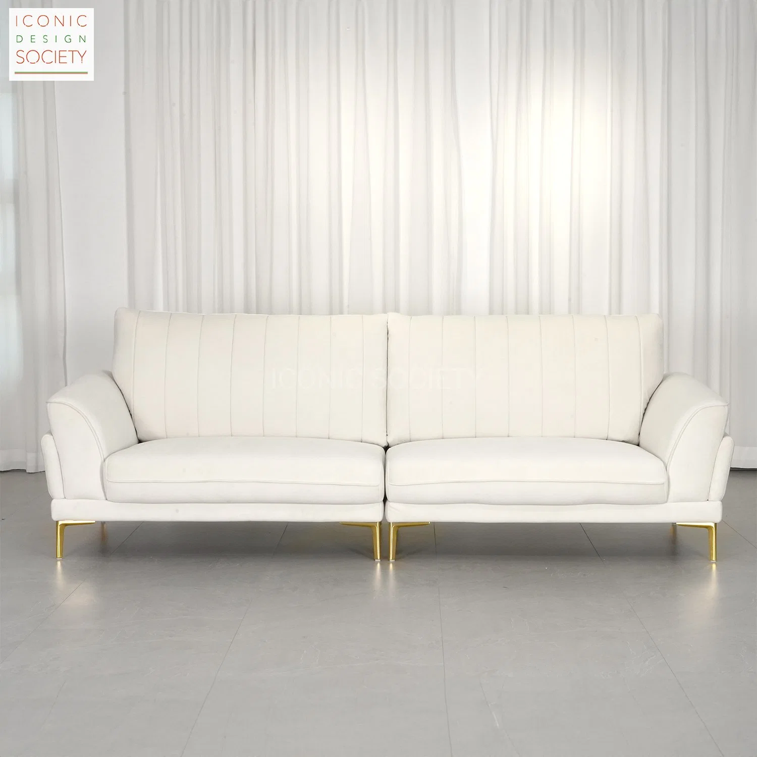 Modern Home Living Room Furniture Cushion Leisure Sofa Silhouette Fabric Sofa Set