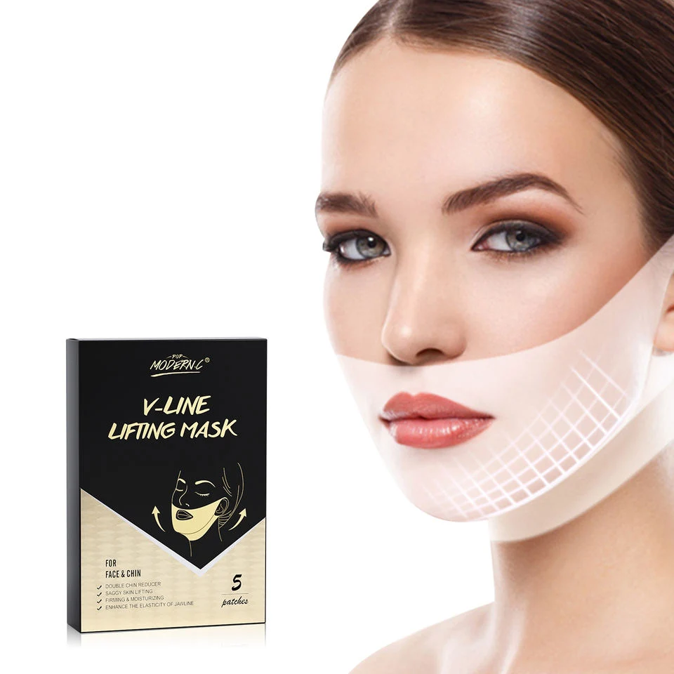 Face Lifting Chin Reduces Double Chin and Moisturizing Mask