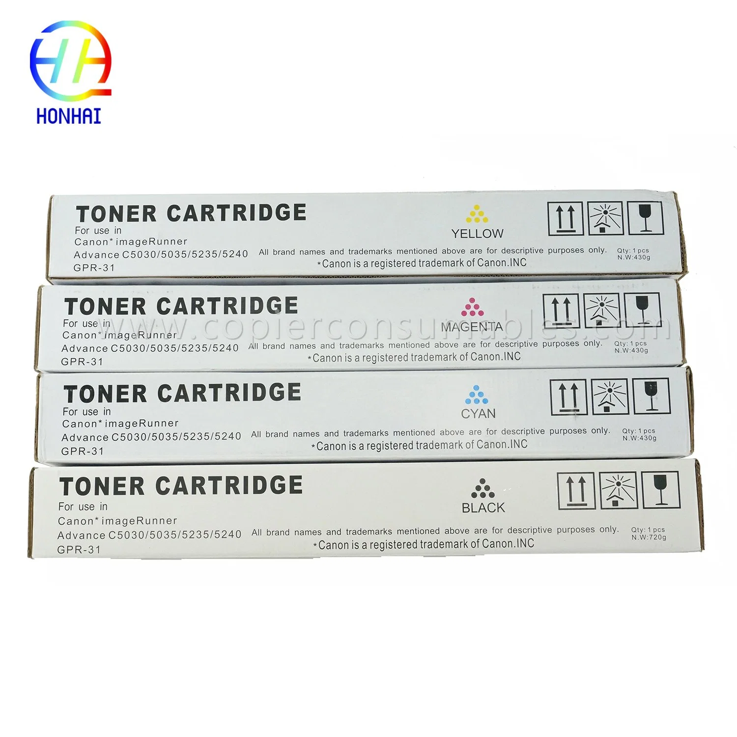 Cartucho de tóner para Canon Imagerunner ADVANCE C5030 C5035 C5235 C5240 (GPR31)