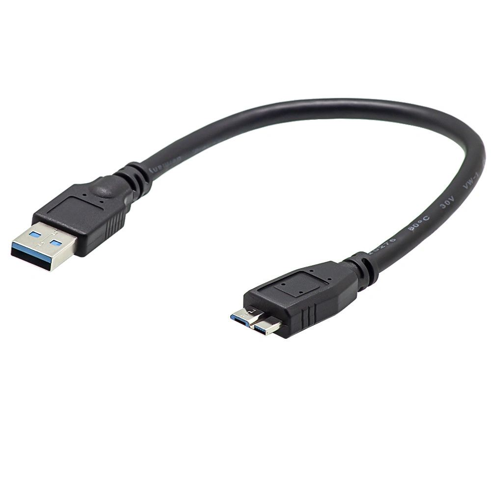 Super-speed Dual USB3.0 AM To Micro USB3.0 B Type Camera Cable For Machine Vision