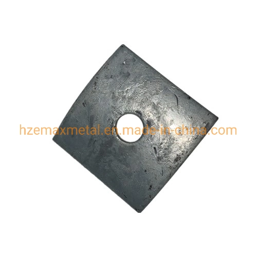 Galvanized Steel Stainless Steel Square Washer Plate for Utility Power Line Accssories