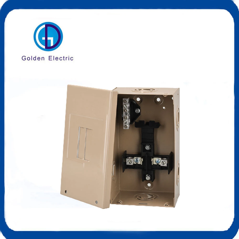 Loadcenter 2way 4way 6way 8way 40A 100A Electric Breaker Box Single Phase Main Lug Load Center