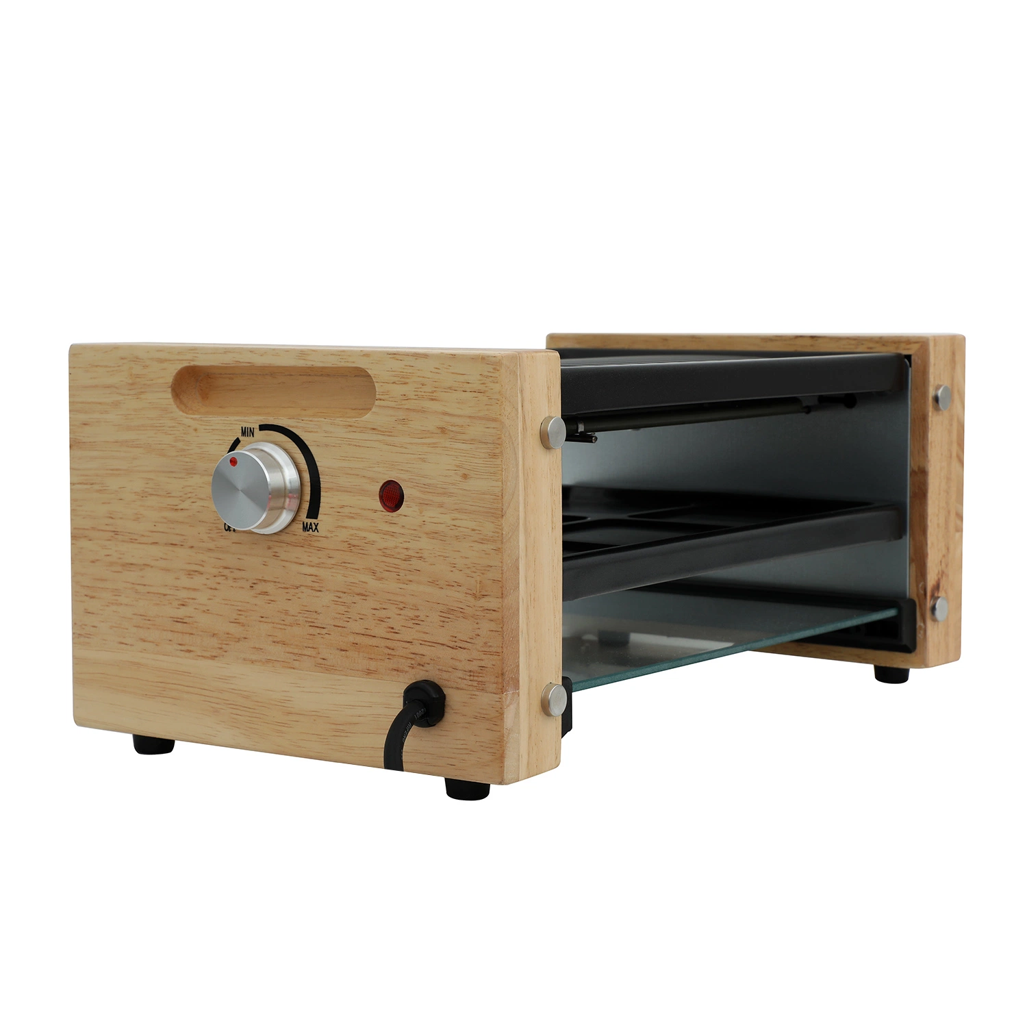 Holz Raclette Grill für Haushalt Grill Maschine Gemüsegarten