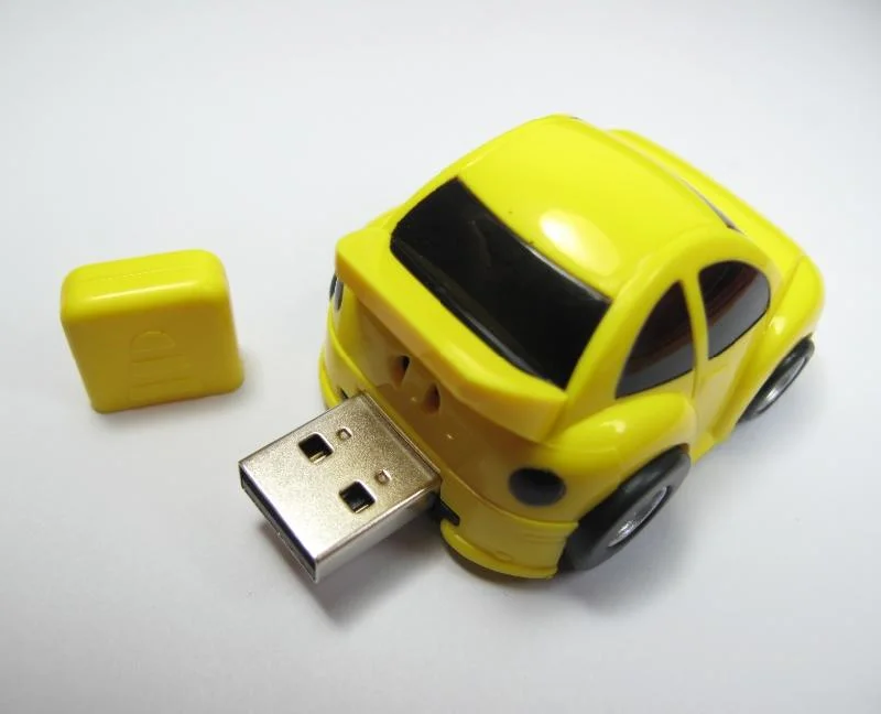 Plastic Mini Car Shape USB Flash Drive Custom Memory Disk USB Stick.