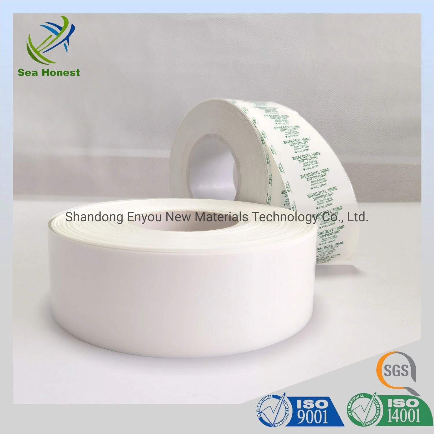 0.13mm 0.15mm High Quality White PVC/PE Rigid Film for Suppository Packaging