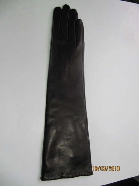 Fashion Women Longer High quality/High cost performance Imported Sheep Leather Gloves (JYG-25212)