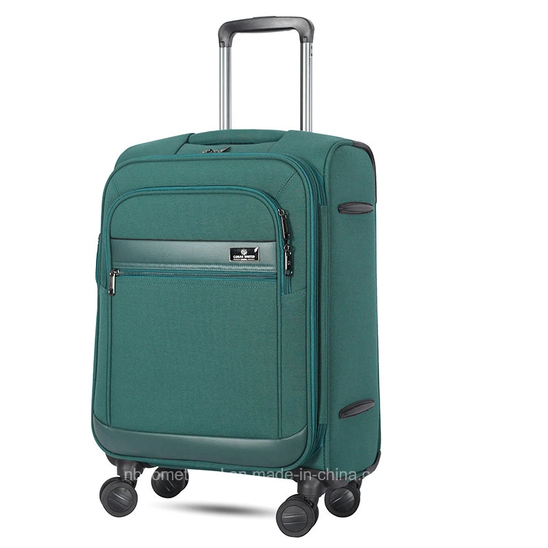 Customize Original Factory EVA Polyester Double Wheel Travel Trolley Suitcase