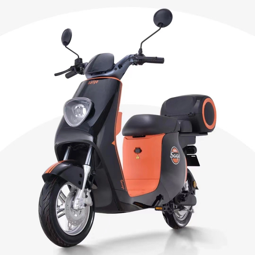 Saige Mini Road Electric Motorcycle Scooter 350W 2 Wheeler EV for Adult Two Wheel Electric Bicycle Mobility Scooter