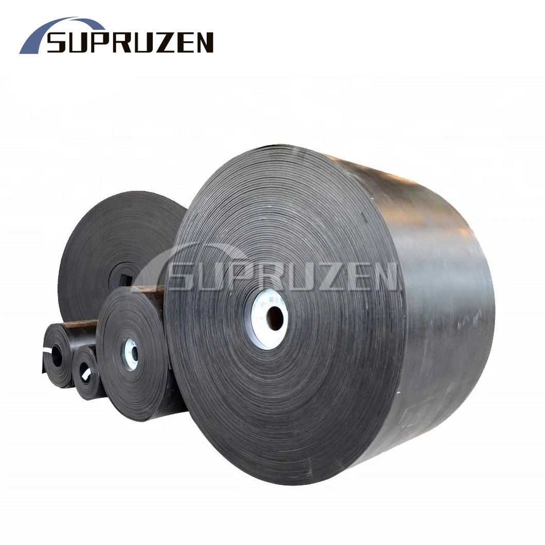 Sunmu Industry Steel Cord Rubber Conveyor Belt China Suppliers 0.4kw - 22kw Power Durable Rubber Conveyor Belt Used for Vertical Rubber Belt Conveyor