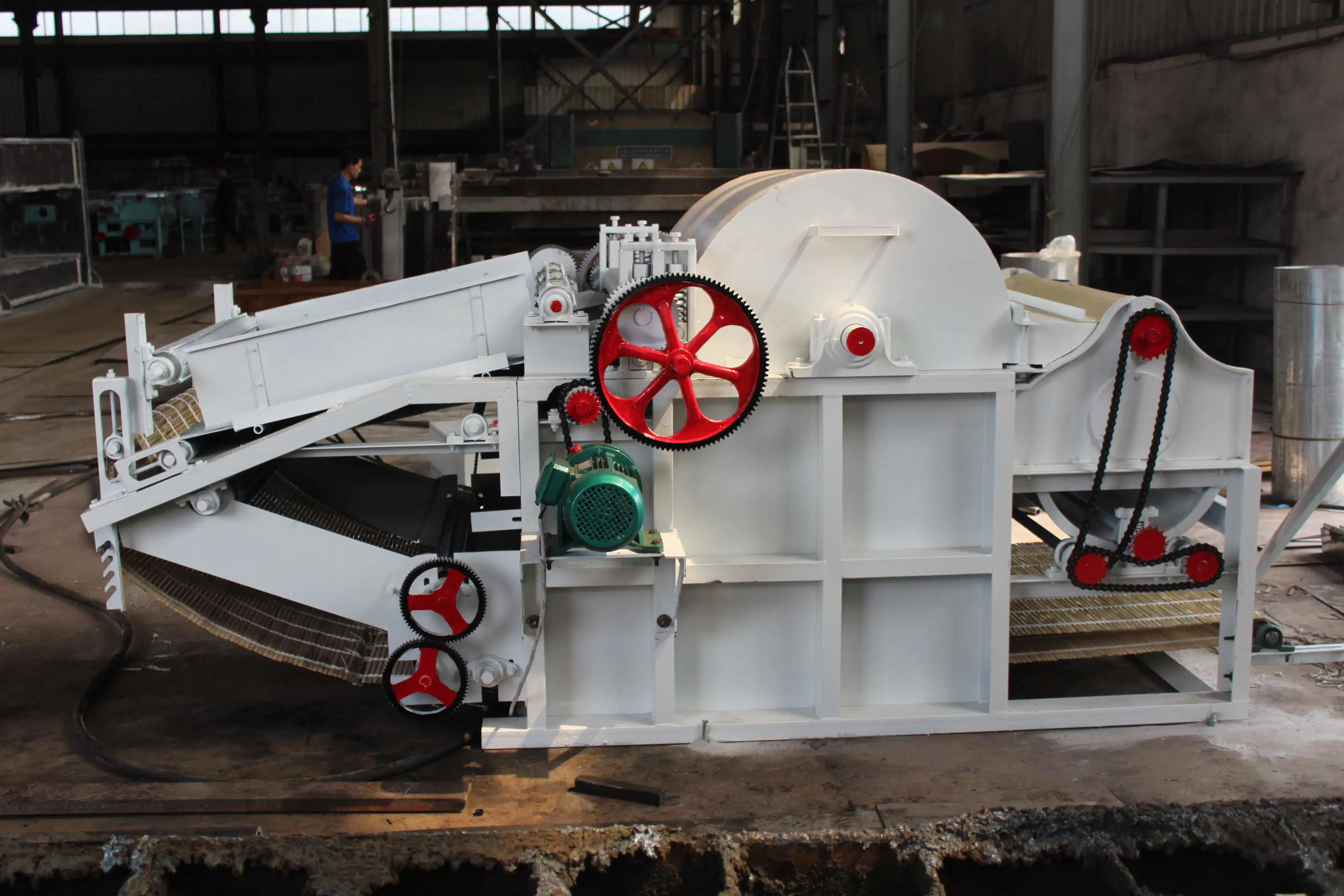 Nail Opening Machine Textile Waste Recycling Machine to Update Waste Cotton / Chemical Fiber /