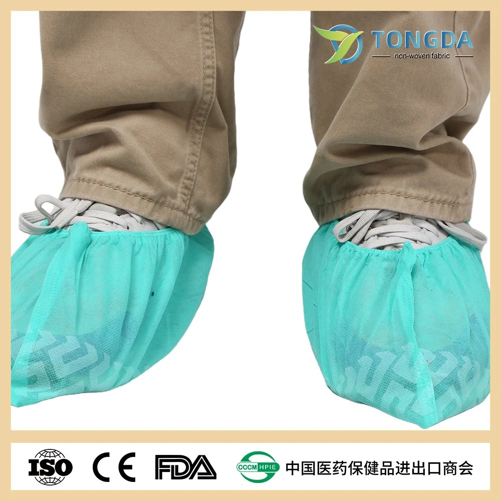 Factory Directly Supply Great Quality Disposable Non Slip Medical PP PE CPE Shoe Cover