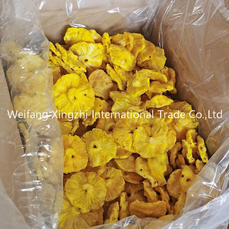 Dehydrated Tropical Fruit Low Sugar Dried Pineapple Ring Dehydrated Pineapple