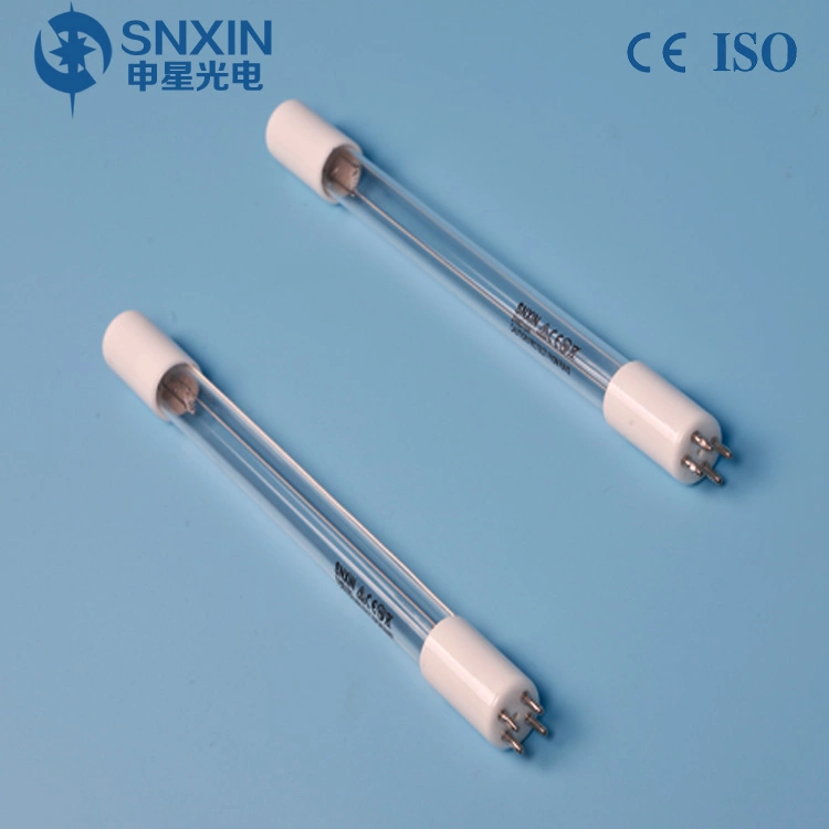 Pre-Heat Single Ended 4-Pins Ultraviolet Lamp with Small Design 18W T5 356mm Suitable for Water Sterilization