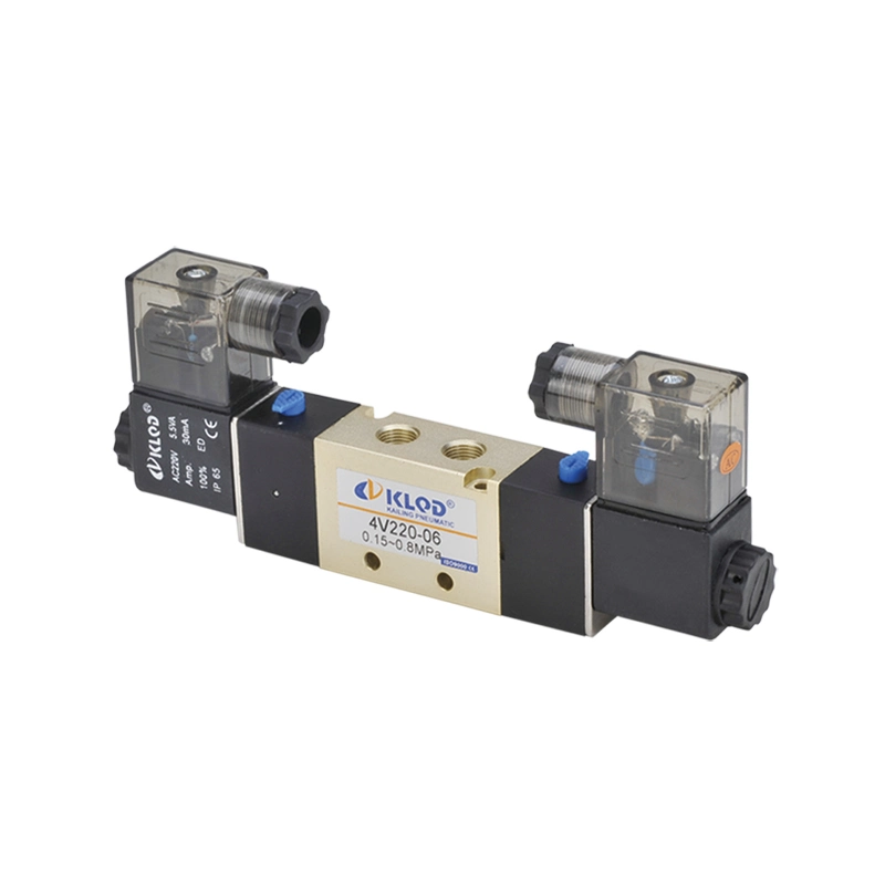 High quality/High cost performance  5/2 Way 4V220-08/06 24V Solenoid Valve