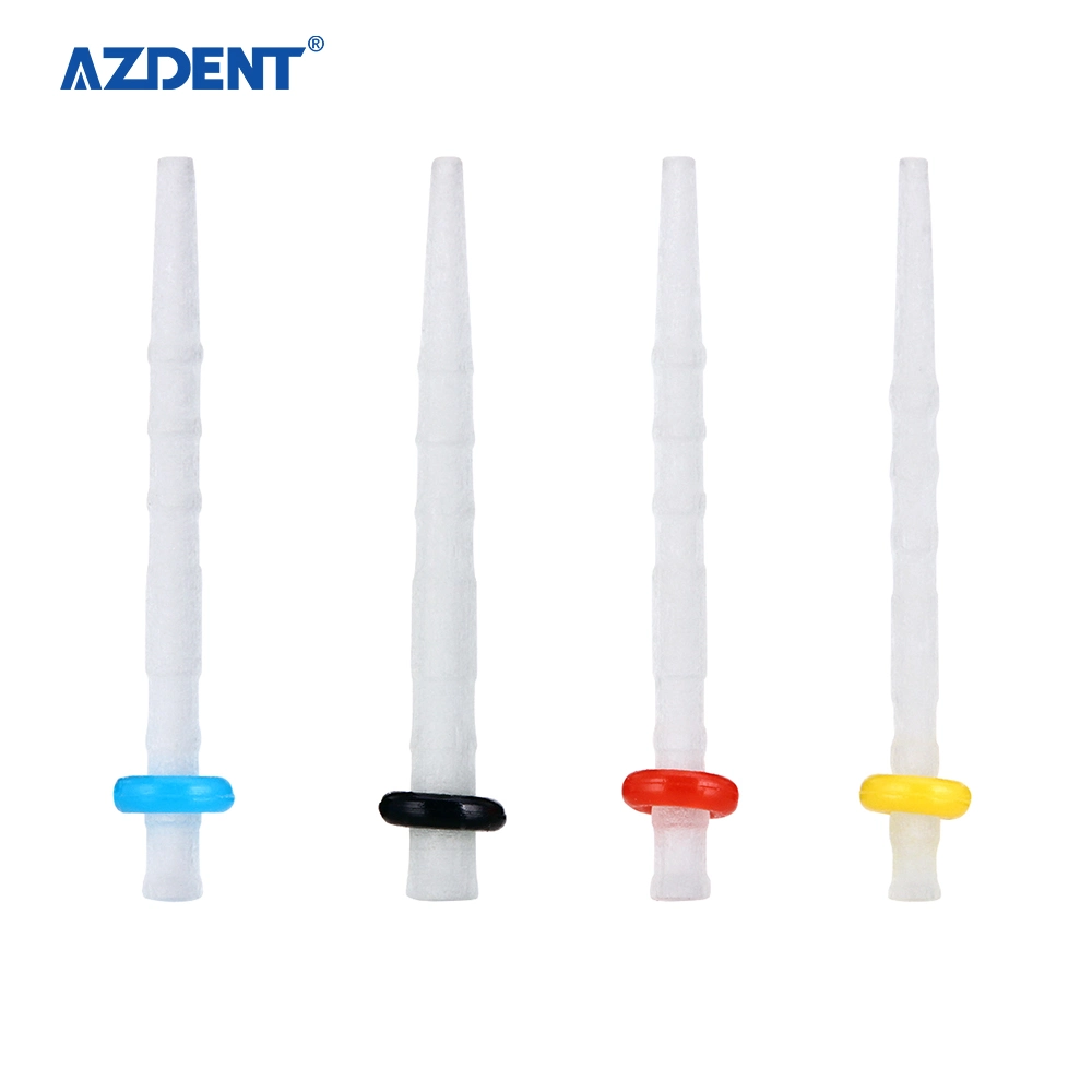 Azdent 1.2-1.8mm Dental Core Fiber Resin Post & 4PCS Dental Drills