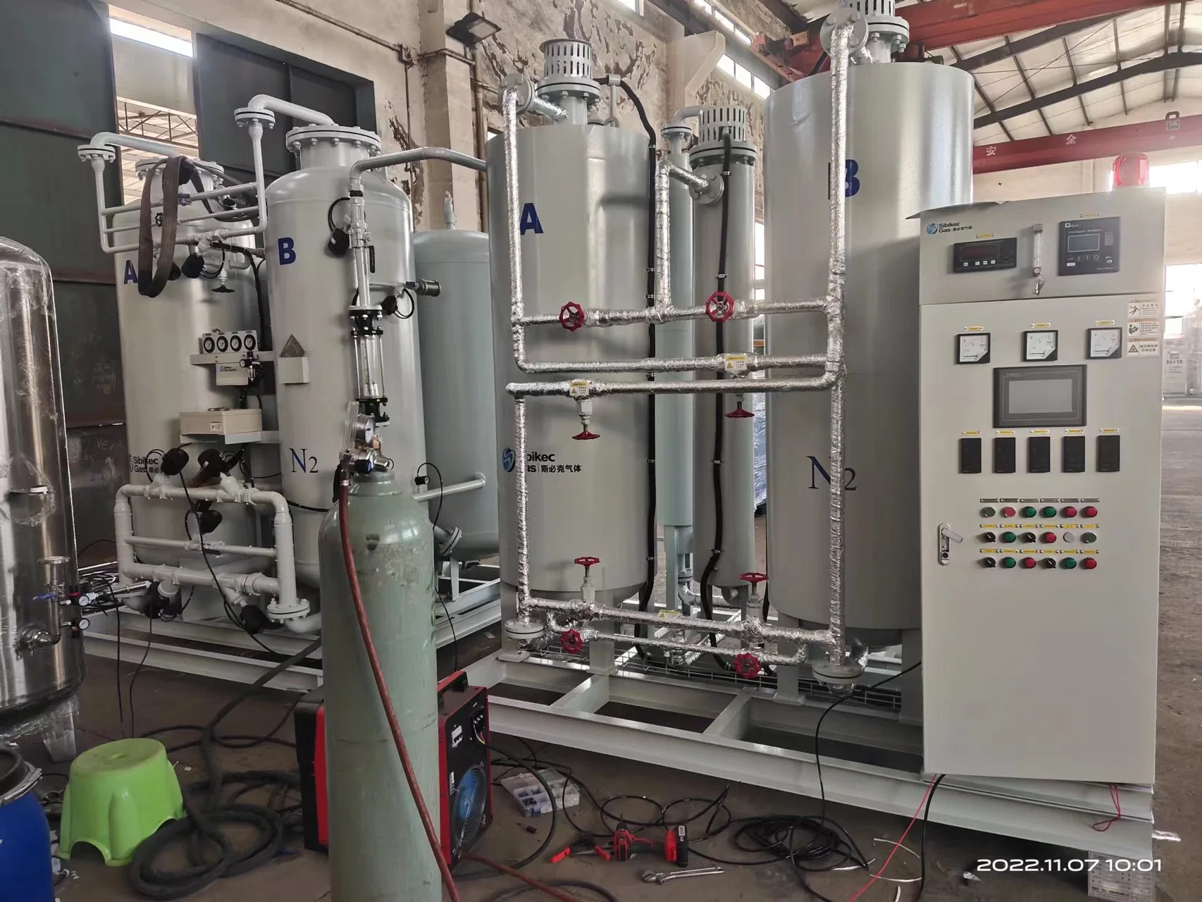 Industrial Nitrogen Purity 99.9% System Equipment Machine Price Gas Nitrogen Generator