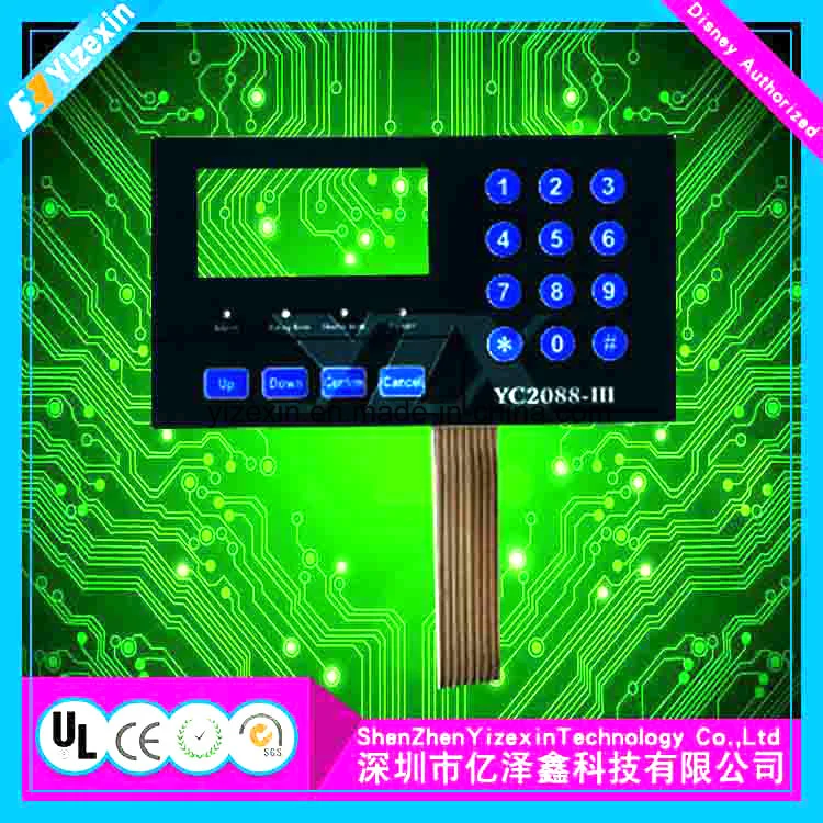 Various Types Membrane Switch Made by Different Imported Material