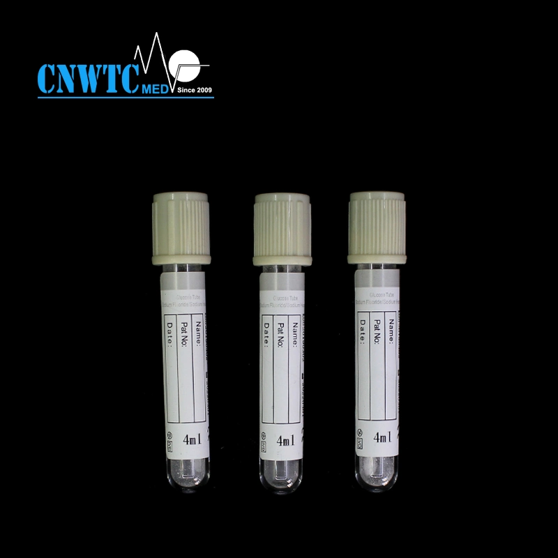 Sodium Fluoride Oxalate Glucose Grey Cap Vacuum Blood Collection Tube