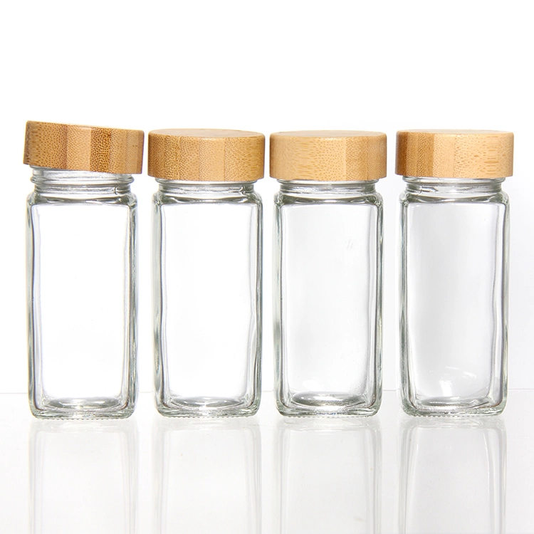 High quality/High cost performance 180ml 250ml Cumin Bottles Jars Seasonings Salt Shakers Clear Glass Spice Jar for Spice