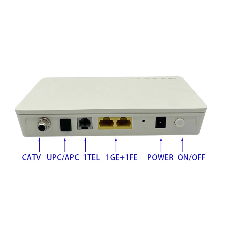 محطة Hg8321V CATV Gpon الطرفية مع 1 ge+1 fe+1 pot+CATV