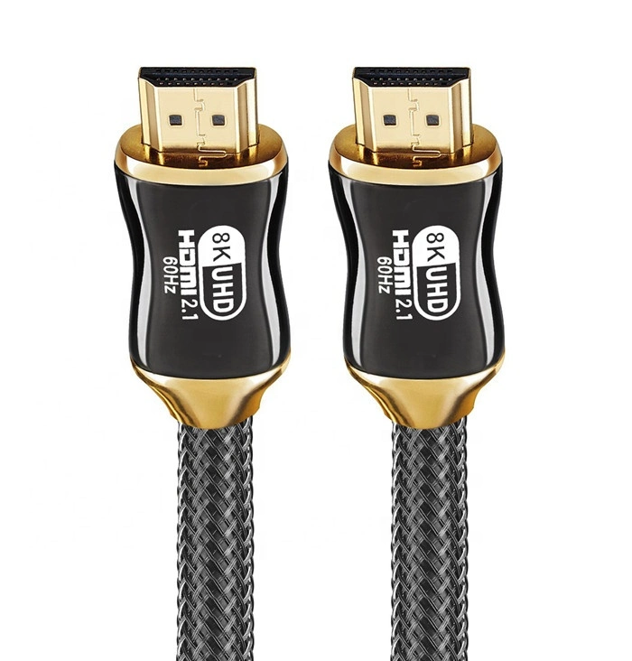 Os conectores banhados a ouro de 18 Gbps e ultra fino de 4K de alta velocidade cabo HDMI com cabo Ethernet