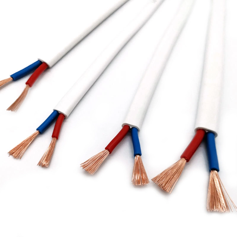 Hot Sale H05vvh2-F 2X0.75mm2 2X1.0mm CE VDE Certified Flexible Copper Stranded Flat PVC Cable