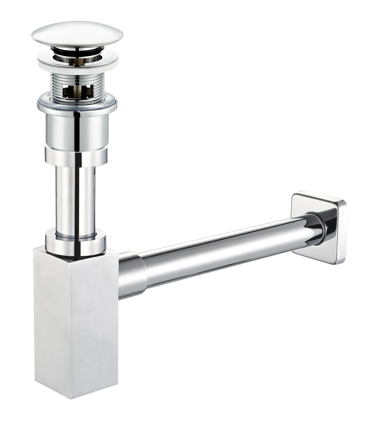Bathroom Fittings: Pop-up Waste and Versatile Sink Drain with Bottle Trap