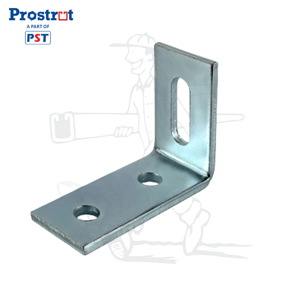 Zinc Plated Slotted Adjustment Angle Plate for Channel General Fittings