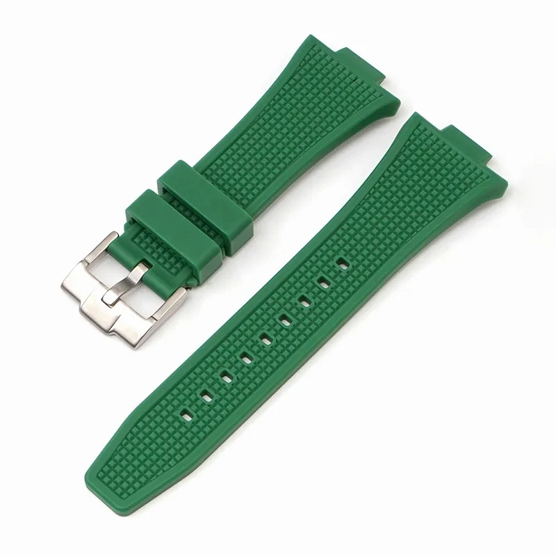 18/20/22mm Universal Round Tail Silicone Strap Band Rubber Wristband