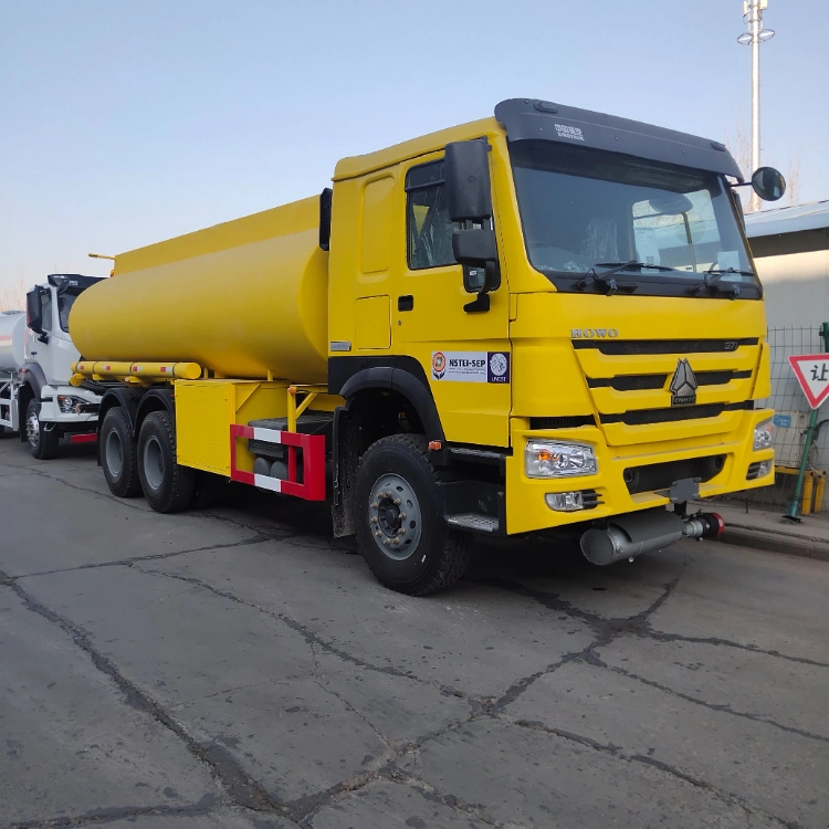 China Sinotruk HOWO 20000L Euro2 6X4 336HP Oil Tank Truck Fuel Tank Truck for Sale