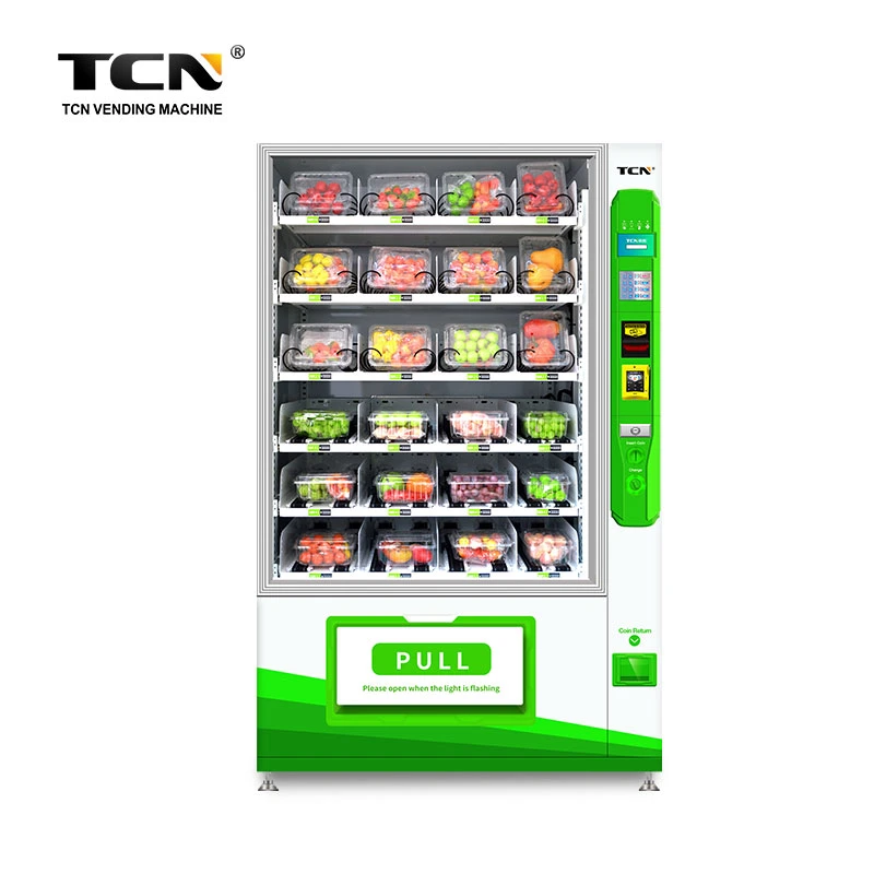 Combo Vending Machine with Elevator for Salad