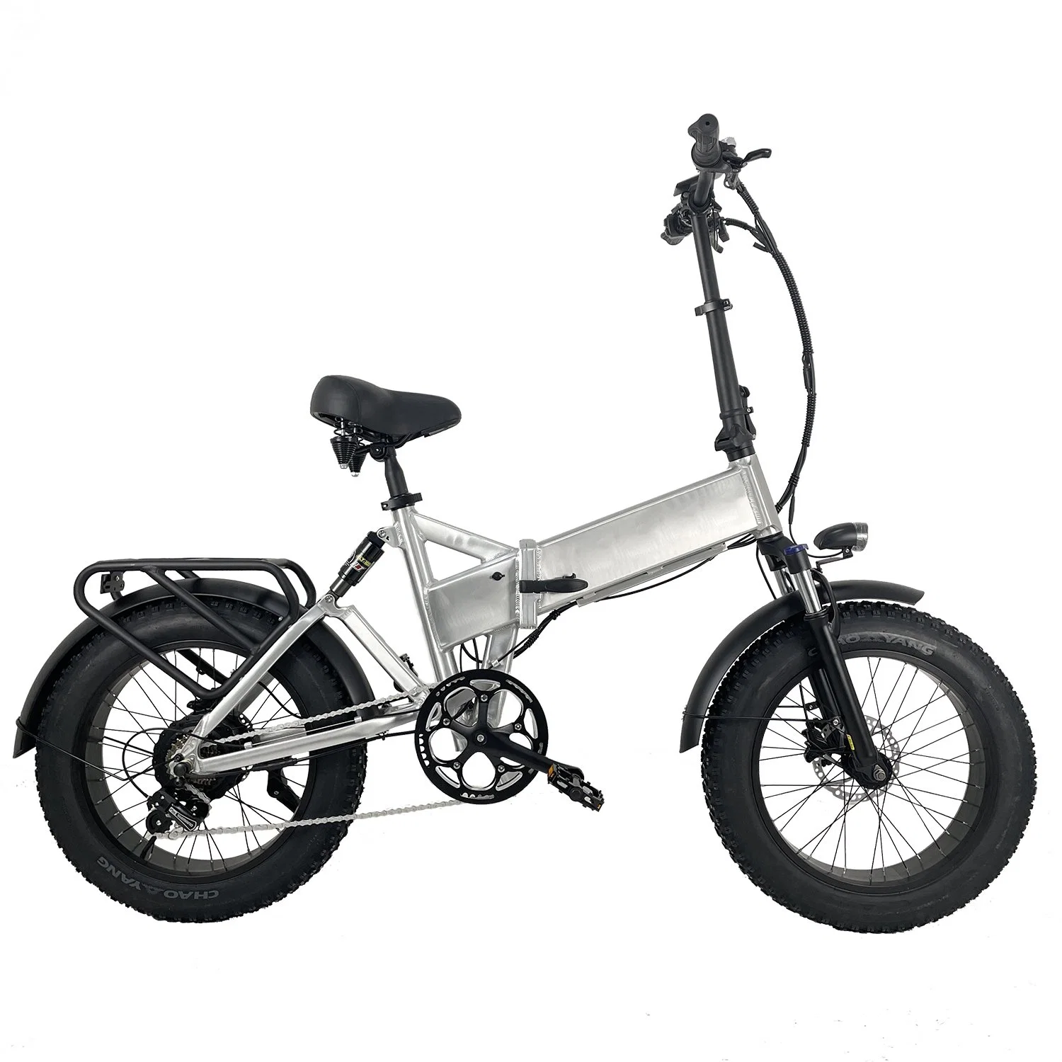 36V 350W 10.4ah Bicicleta Elétrica Dobrável com Suspensão Total e Bateria Recarregável