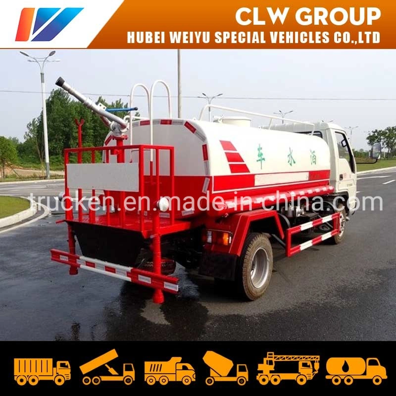 Forland 3ton 4ton 5ton Water Tank Sprinkler High Pressure Water Cannon Truck