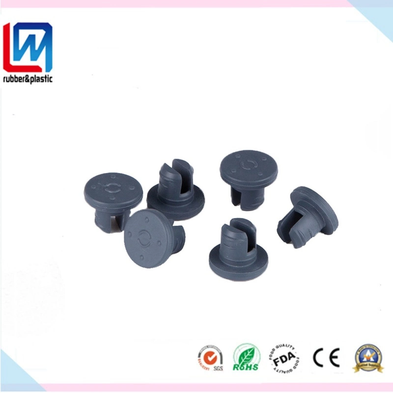 Customized Wear Resisg Rubber Cap Silicone Seal Stopper Plastic Plug Rubber Stopper for Medical Cosmetics Bottle