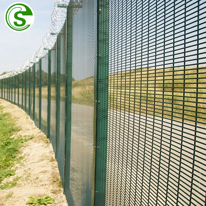 Guangdong High Security Fence358 Welded Wire Mesh Prison Fence Mesh