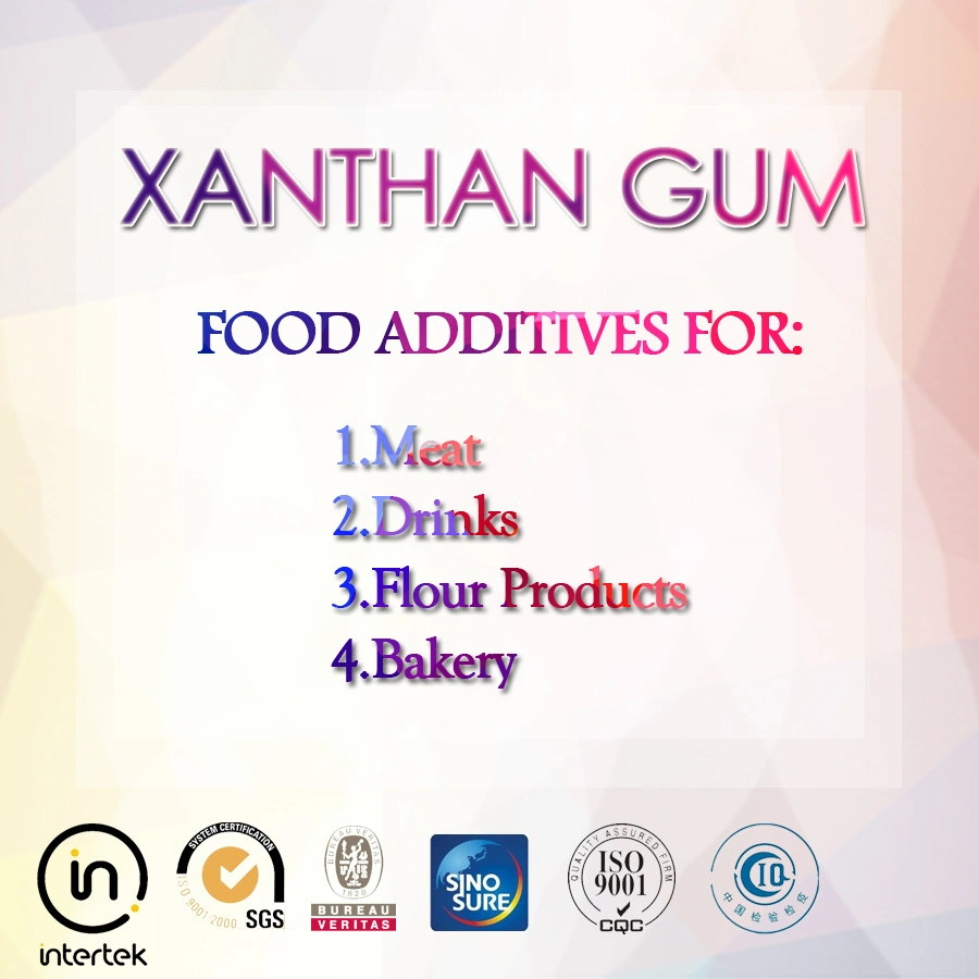 Xanthan Gum использует в Food Grade CAS 11138-66-2 80 меш 200 меш (DEC)