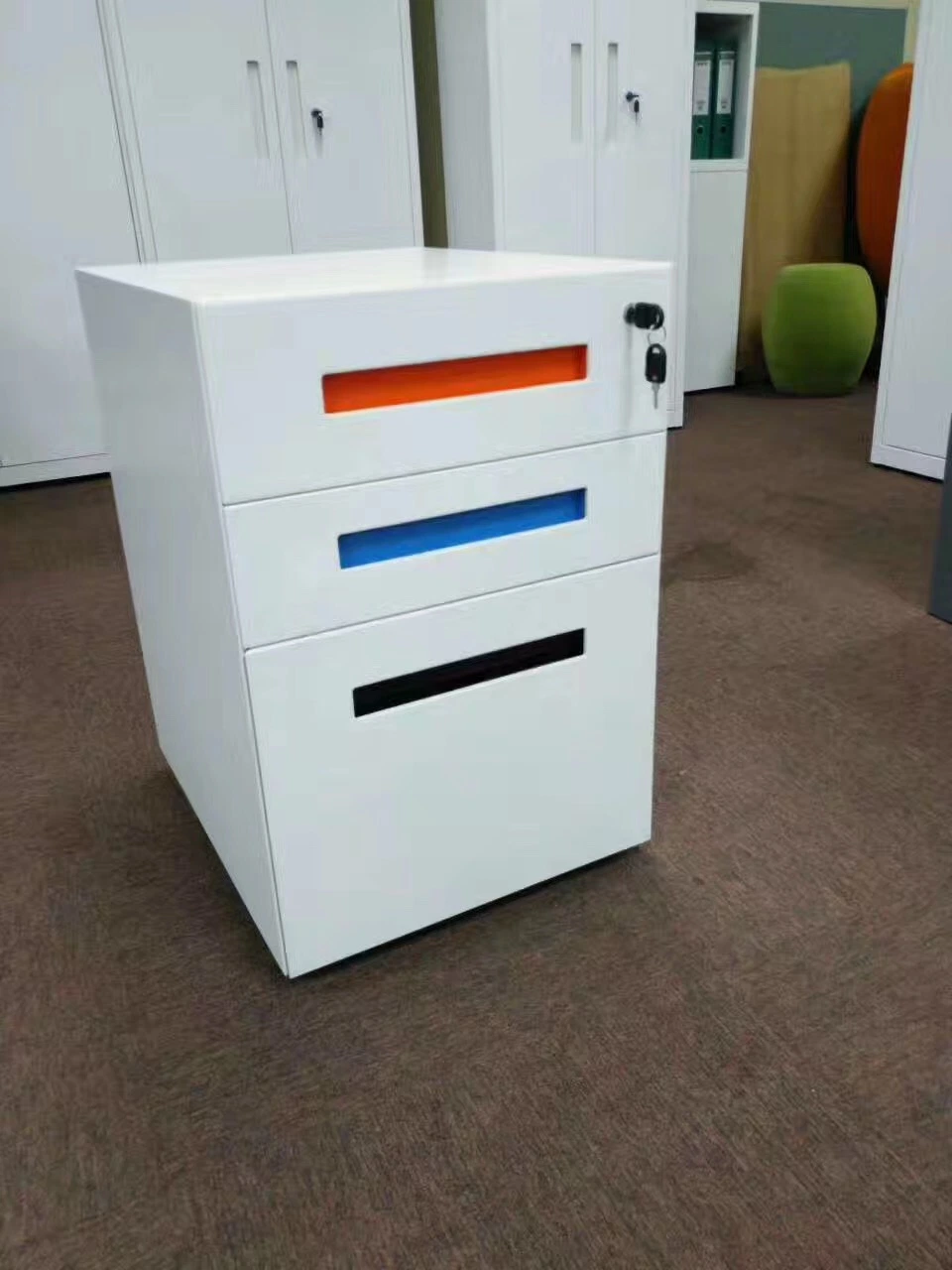 Gabinete personalizado Ambiental Revestimiento en polvo Muebles chinos para Oficina