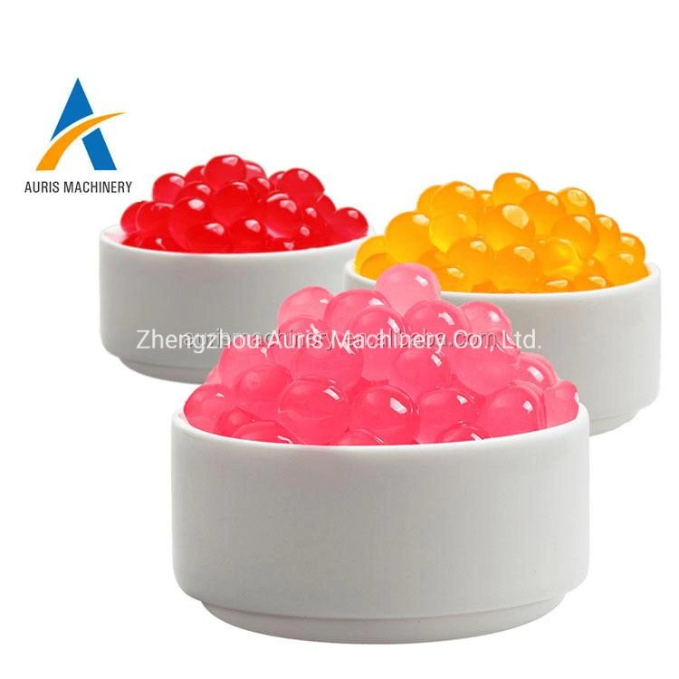 High Efficient Bursting Juice Jelly Pearl Balls Molding Machine Fruit Juice Popping Boba Maker Machine Popping Boba Production Line