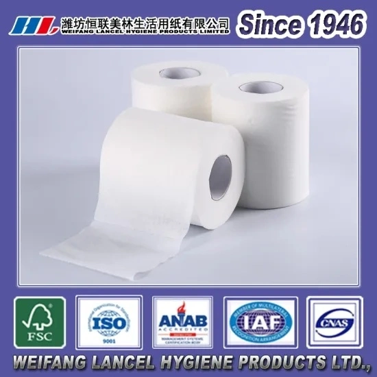 Factory Wholesale/Supplier 1ply Virgin Wood Pulp Roll Style Small Roll Toilet Tissue Core Paper From China