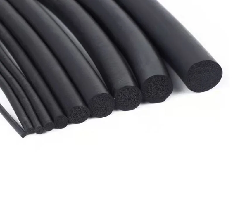 Factory Supply EPDM Round Sponge and Solid Rubber Ring Cord