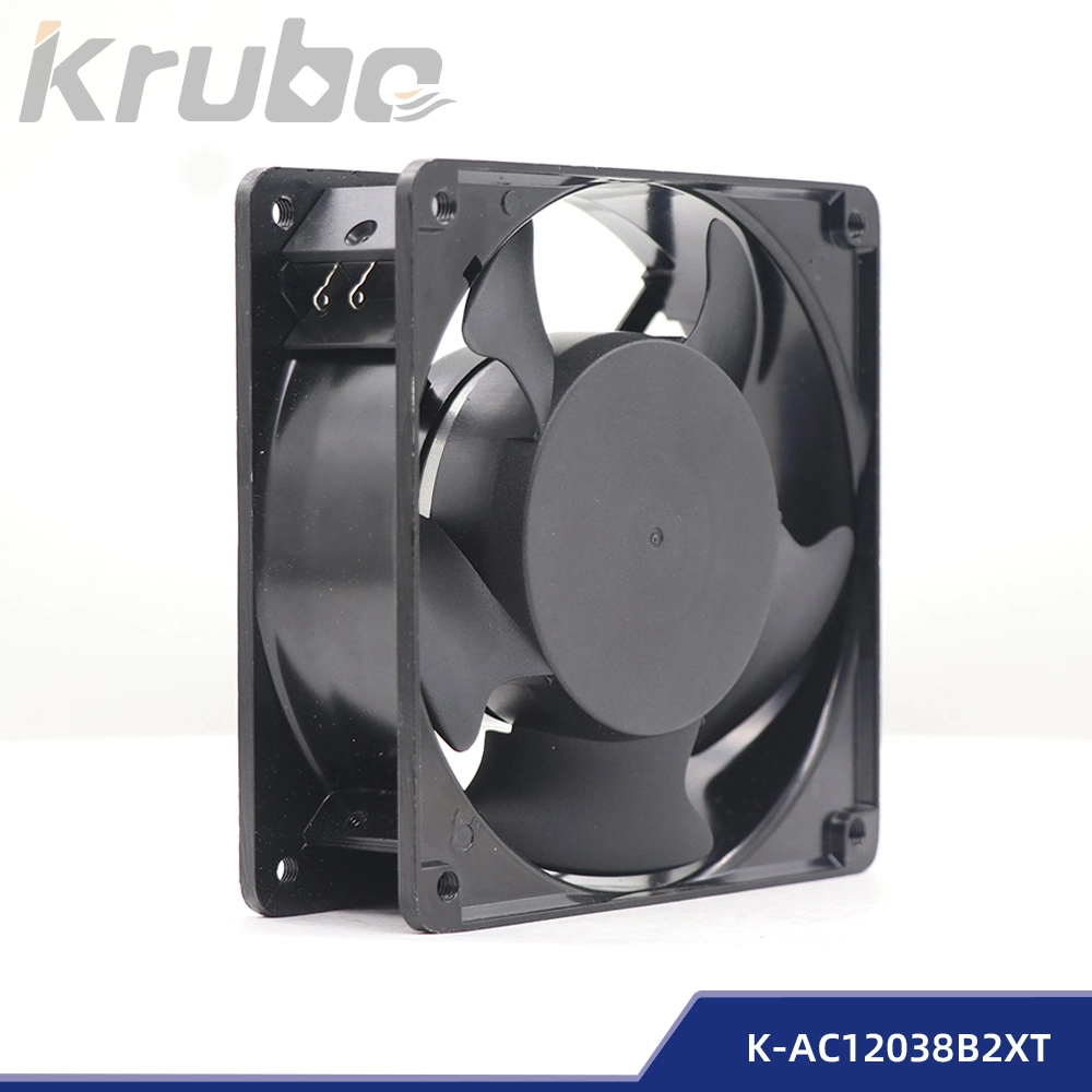 AC Compact Fan, Ball Bearing, for Cabinet Refrigeration (K-AC12038B2XT)