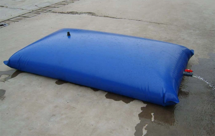 Réservoirs de stockage d'eau gonflables en PVC Tarpaulin souple de 0,8 mm.