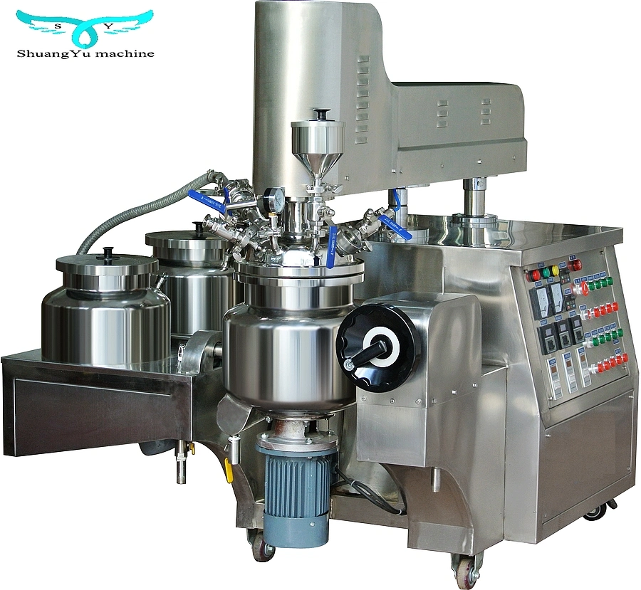 Lotion High Speed Emulsifying Vacuum Mixer Ointment Mixer Machine