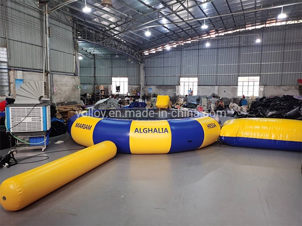 Outdoor Inflatable Water Trampoline Park Combo with Slide